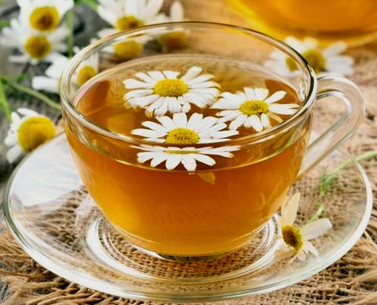 Add some fresh flowers to your Chamomile tea 
