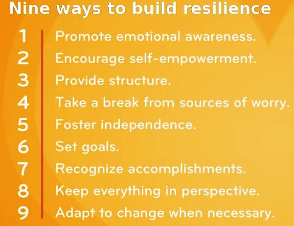 Nine ways to build Emotional Resilience